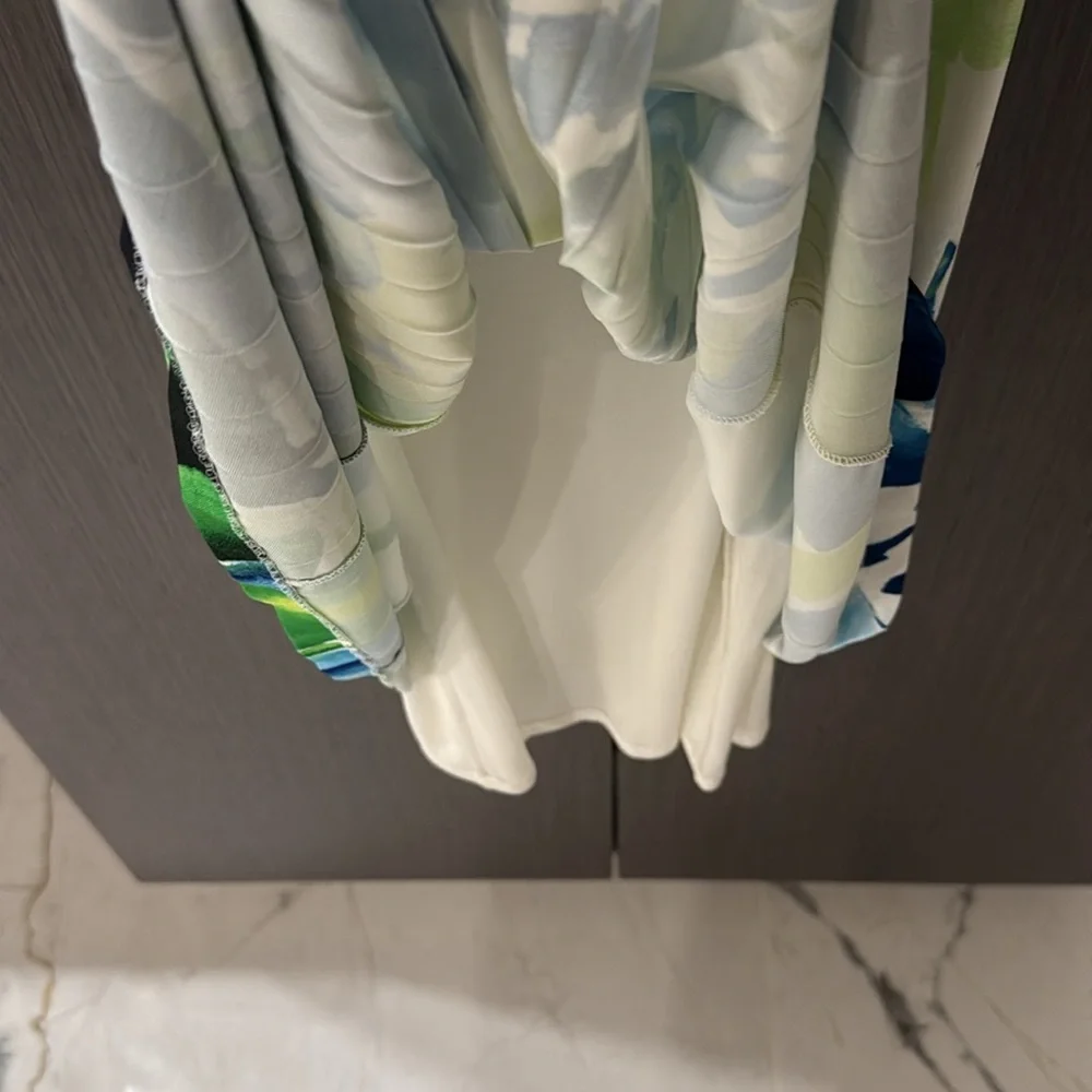 Roberto Cavalli Abstract Print Dress 💙💛💚🤍 - Picture 11 of 17